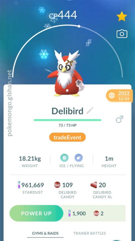 delibird evolution chart|pokemon go delibird.